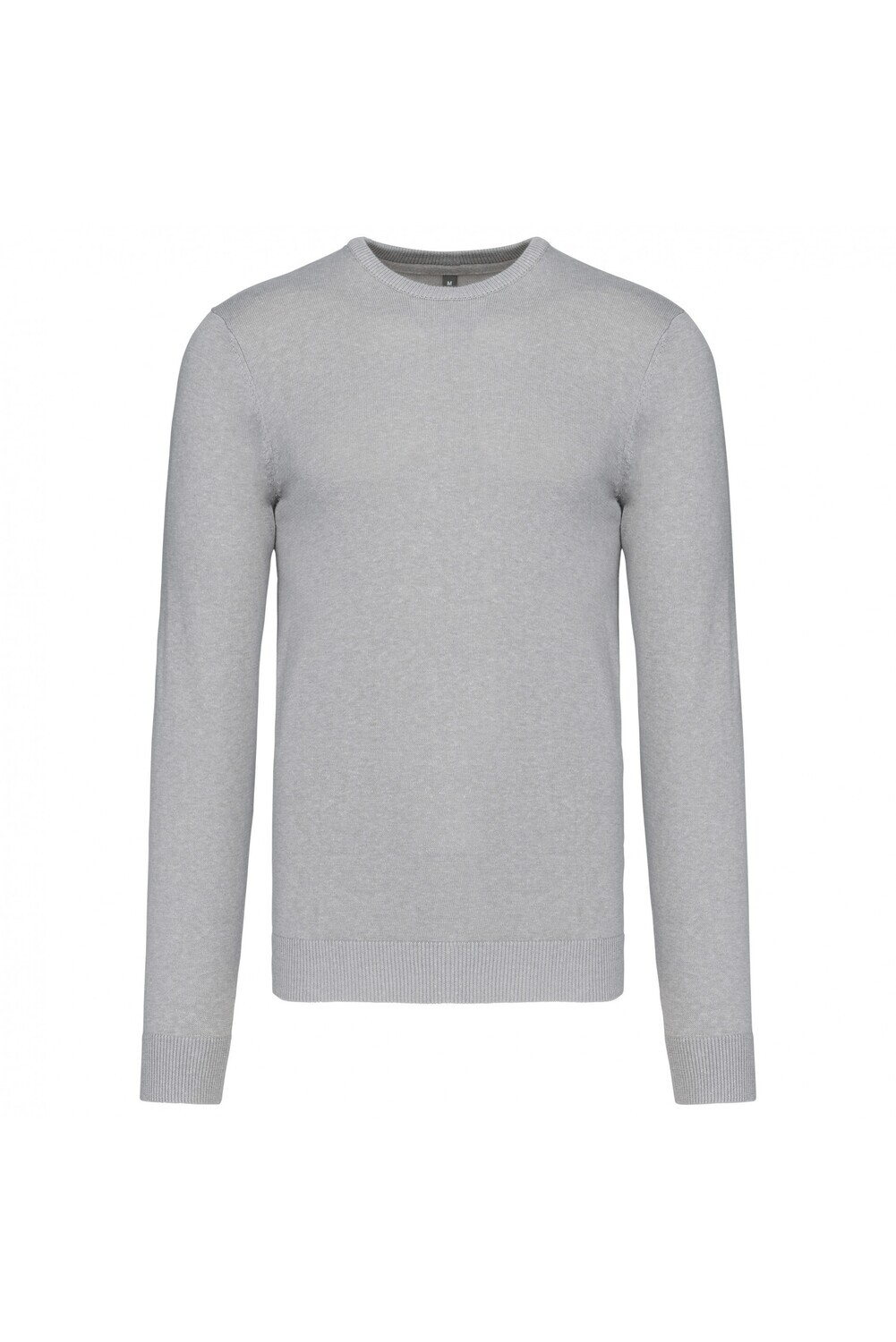 Jersey de cuello redondo de Hombre, Color: Gris