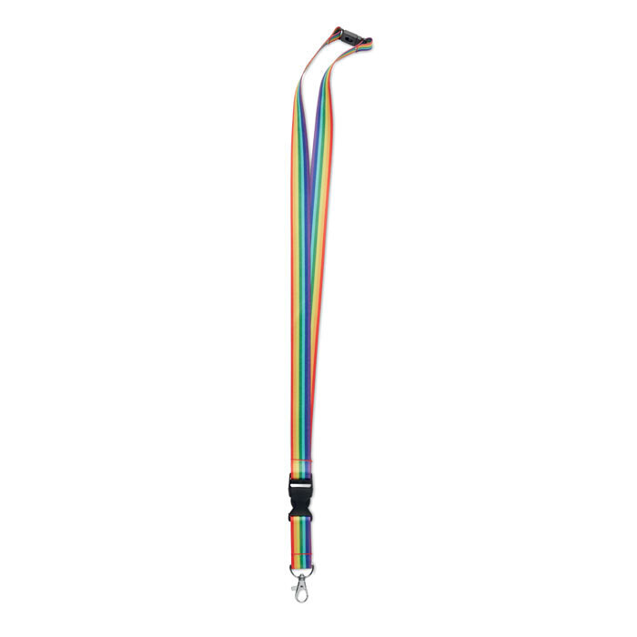 Lanyard rainbow de RPET