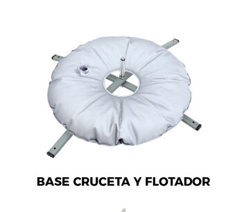 Bandera fly banner, Base  incluida: Cruceta y flotador