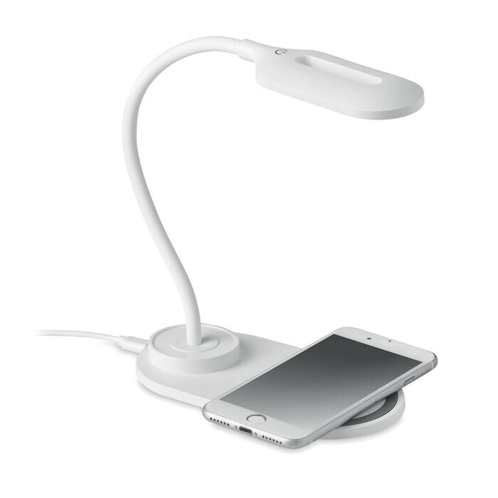 Lámpara de ABS LED con cargador inalámbrico 10 W