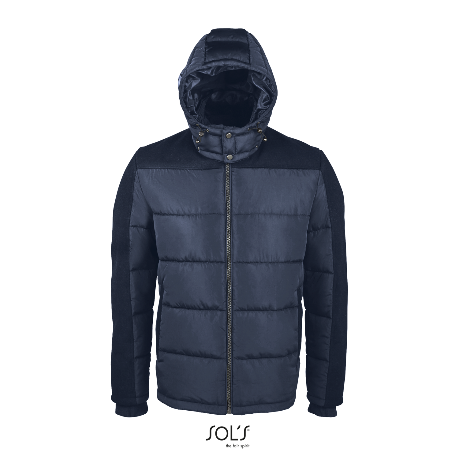 Chaqueta de hombre abrigada y repelente al agua, Color del artículo: Azul noche