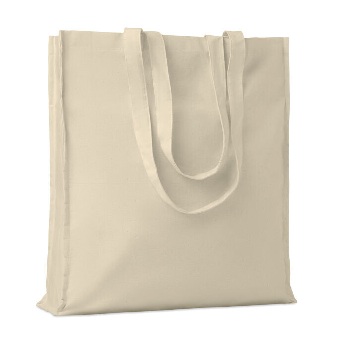 Tote bag de algodón con fuelle 140gr