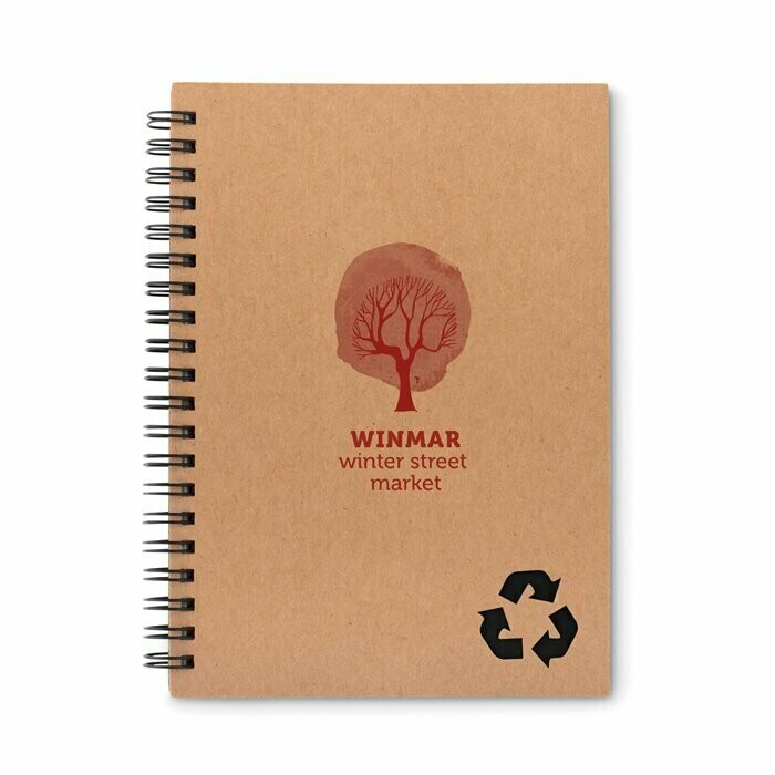 Libreta de anillas de 70 hojas, Talla: 1 Color (min. 50 uds.)