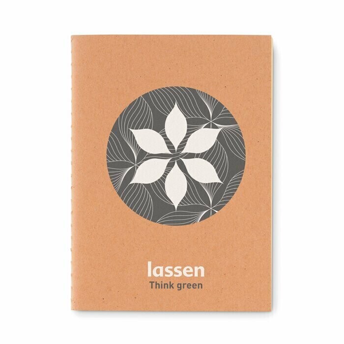 Libreta con tapa de cartón, Talla: 1 Color (min. 50 uds.)