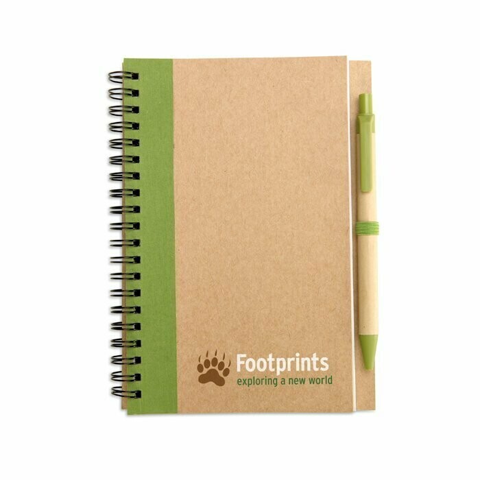 Libreta con 70 hojas de papel reciclado, Talla: 1 Color (min. 50 uds.)