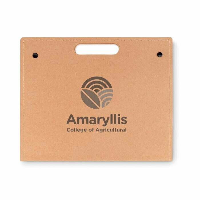 Carpeta porta documentos en cartón, Talla: 1 Color (min. 50 uds.)