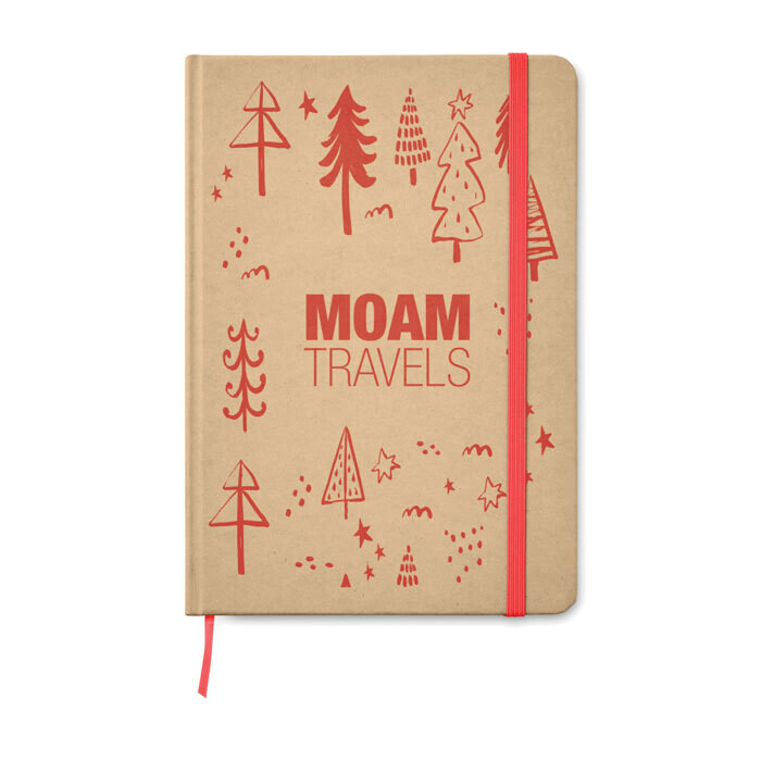 Libreta A5 de cartón reciclado, Talla: 1 Color (min. 50 uds.)