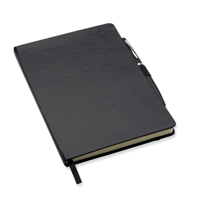 Libreta A5 con tapa rígida de 72 hojas