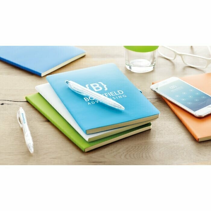 Libreta A5 con tapa PU, Talla: 1 Color (min. 50 uds.)