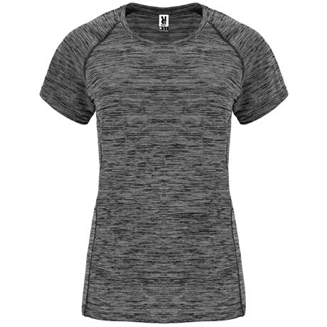 Camiseta técnica entallada de mujer, Color del artículo: Negro