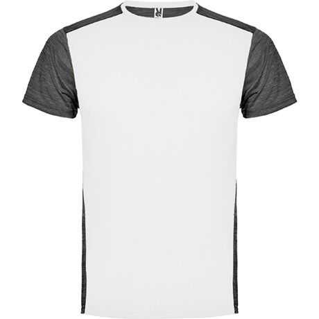 Camiseta técnica de manga corta, Color del artículo: Blanco/Negro