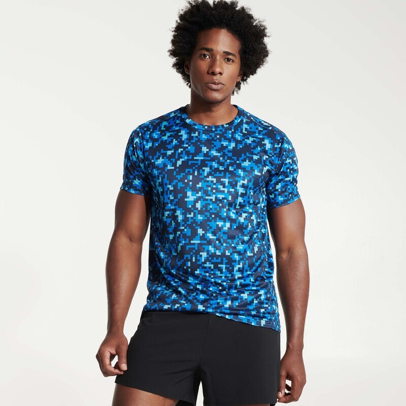Camiseta técnica combinada a dos colores