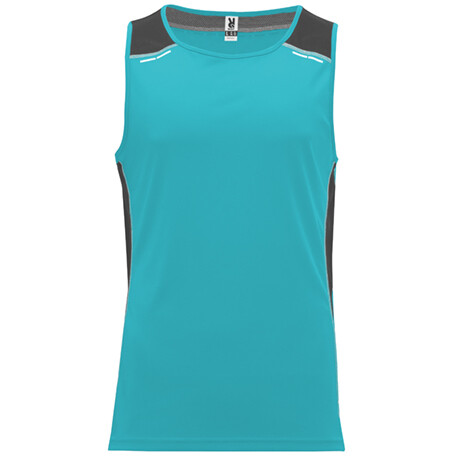Camiseta técnica de tirantes anchos, Color del artículo: Turquesa