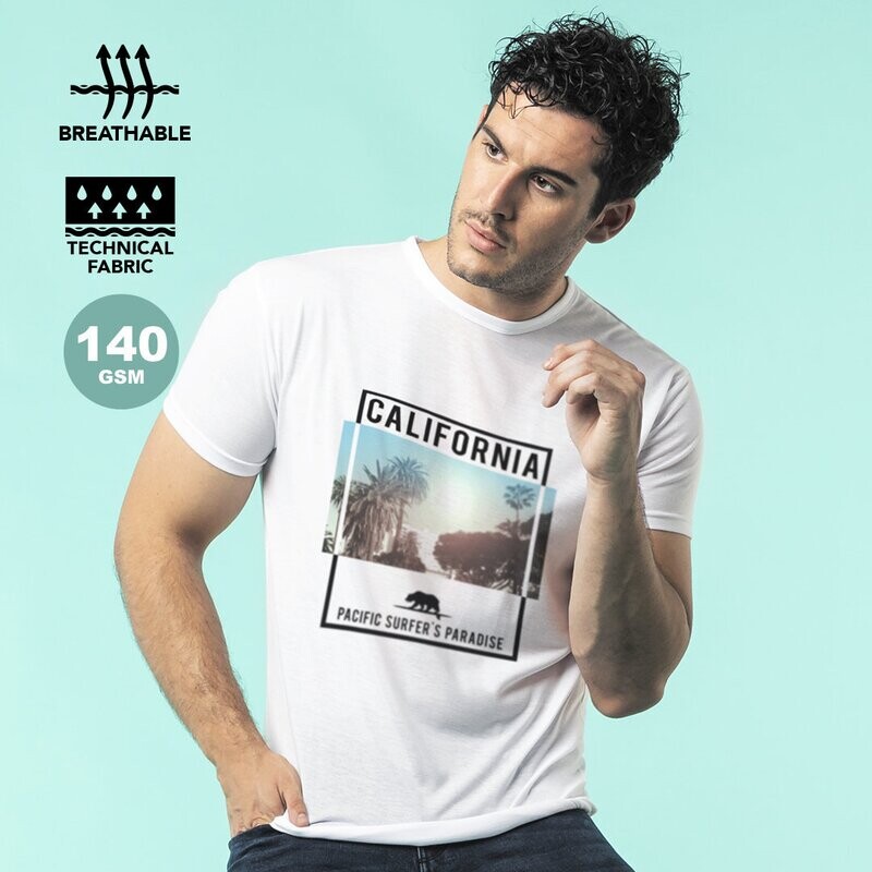 Camiseta poliéster tacto algodón para sublimación