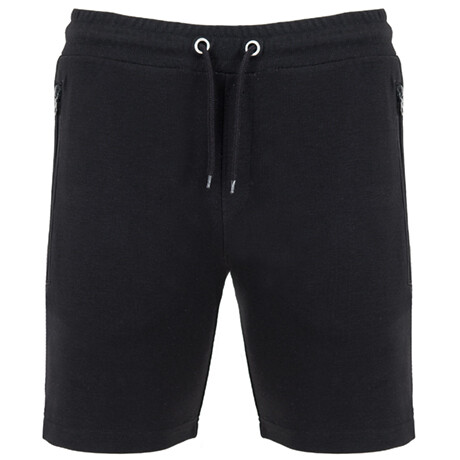 Pantalón corto con cordón con ojales metálicos, Color del artículo: Negro