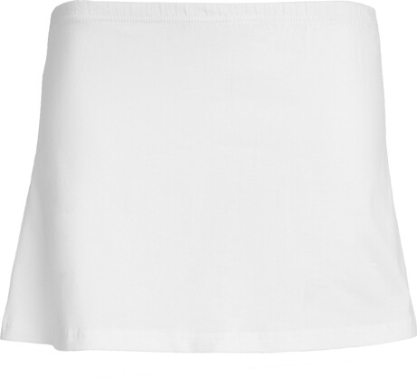 Falda pantalón con cinturilla elástica, Color del artículo: Blanco
