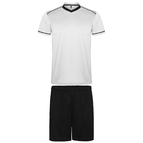 Conjunto deportivo de camiseta y pantalón, Color del artículo: Blanco/Negro