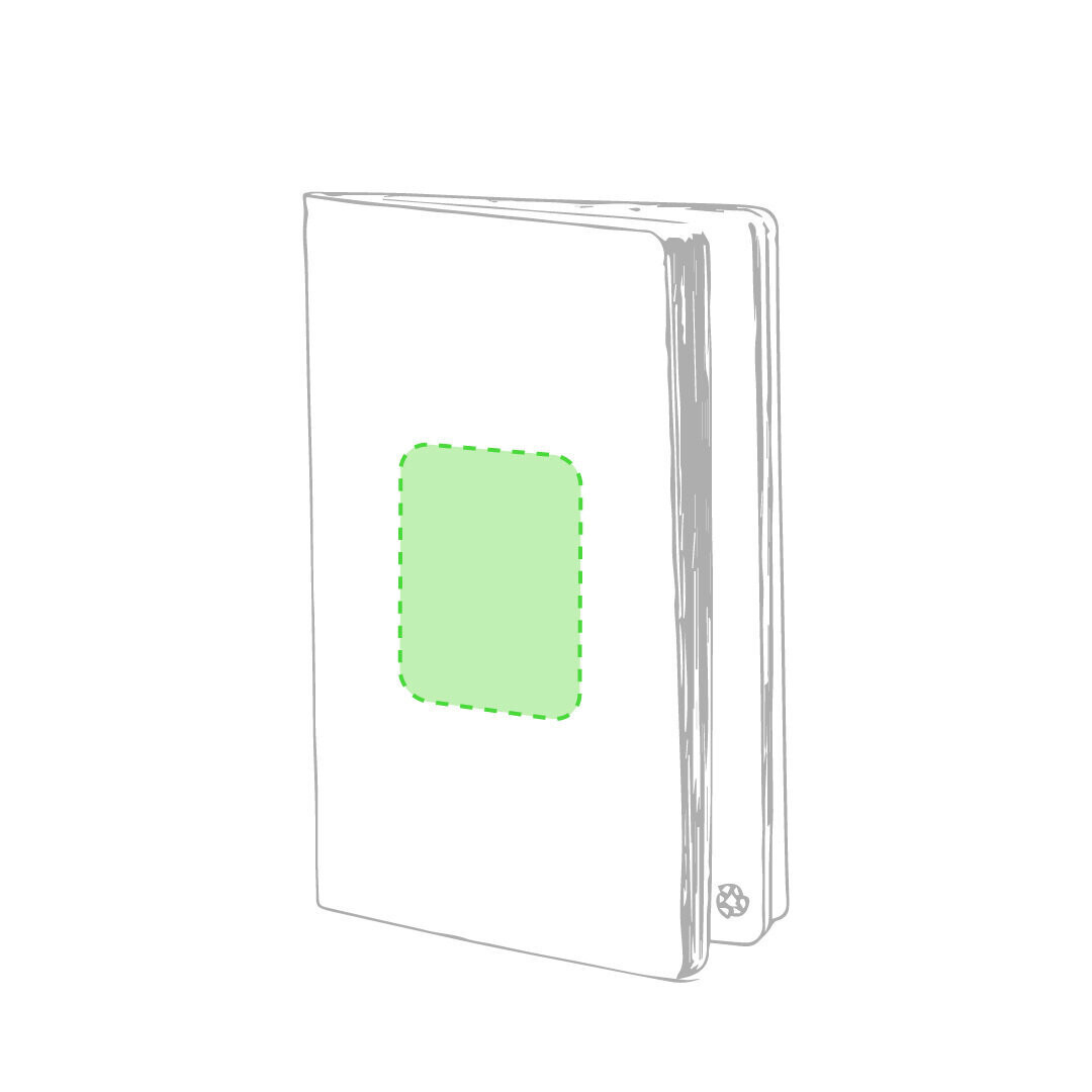 Libreta A5 en cartón reciclado, Talla: 1 Color (min. 50 uds.)