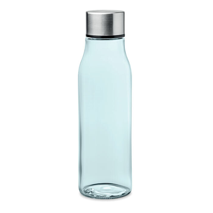 Botella de cristal con tapón de acero