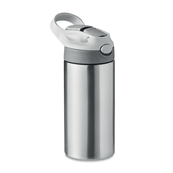 Botella termo de doble pared con boquilla de silicona