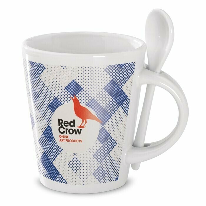 Taza de gres para sublimación, Color del artículo: Negro, Talla: 1 Color (min. 25 uds.)