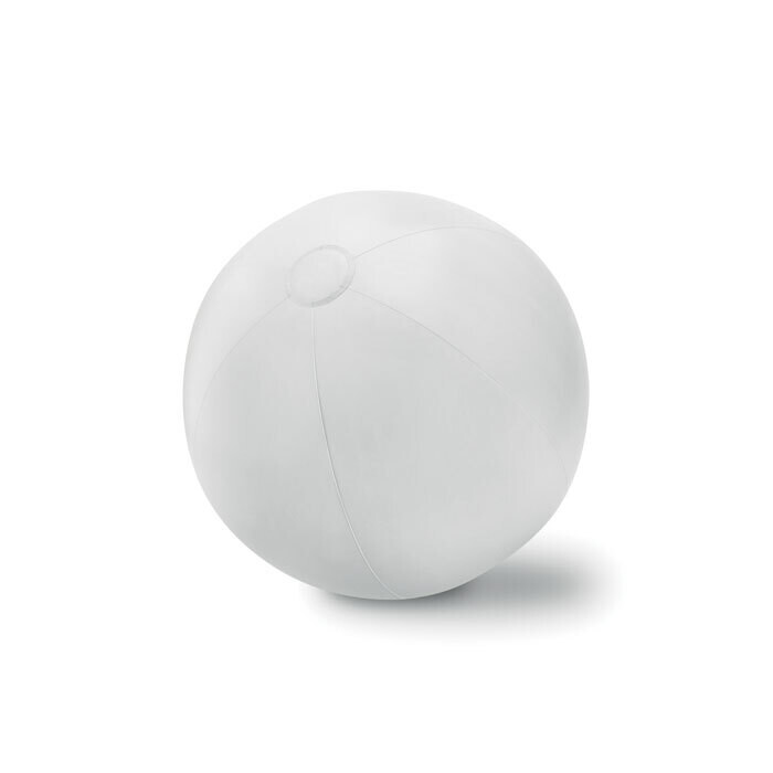 Pelota de paya inflable, Color del artículo: Blanco