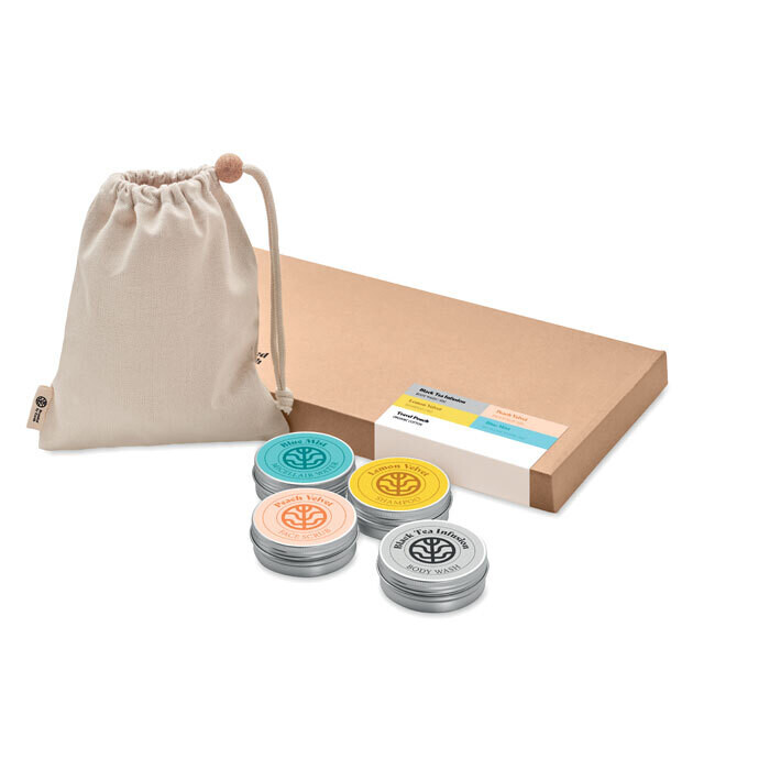 Set de belleza vegano de viaje Branded by Earth