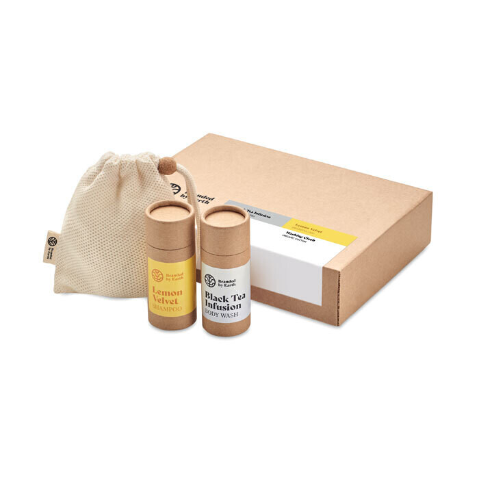 Set de belleza regalo vegano de viaje Branded by Earth