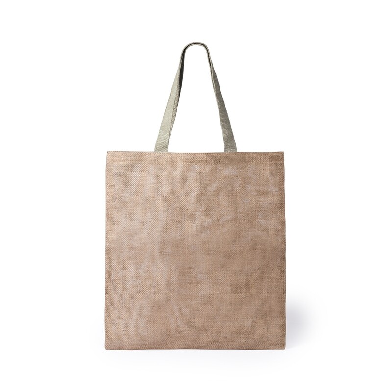 Tote bag de yute asas largas