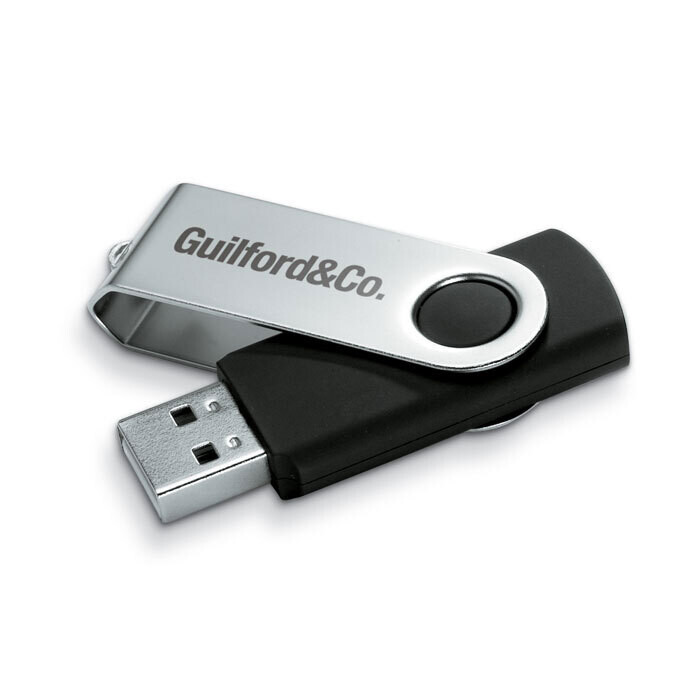 USB con clip metálico, Talla: 1 Color (min. 50 uds.)