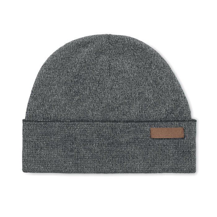 Gorro acrilico doble cara con cinta reflectante