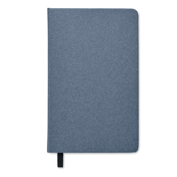 Libreta A5 tapa rigida con semillas, Color del artículo: Azul