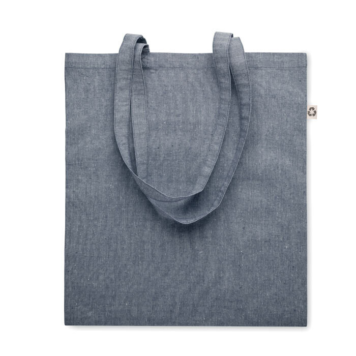 Bolsa de algodon reciclado 80% 140gr/m2, Color del artículo: Azul