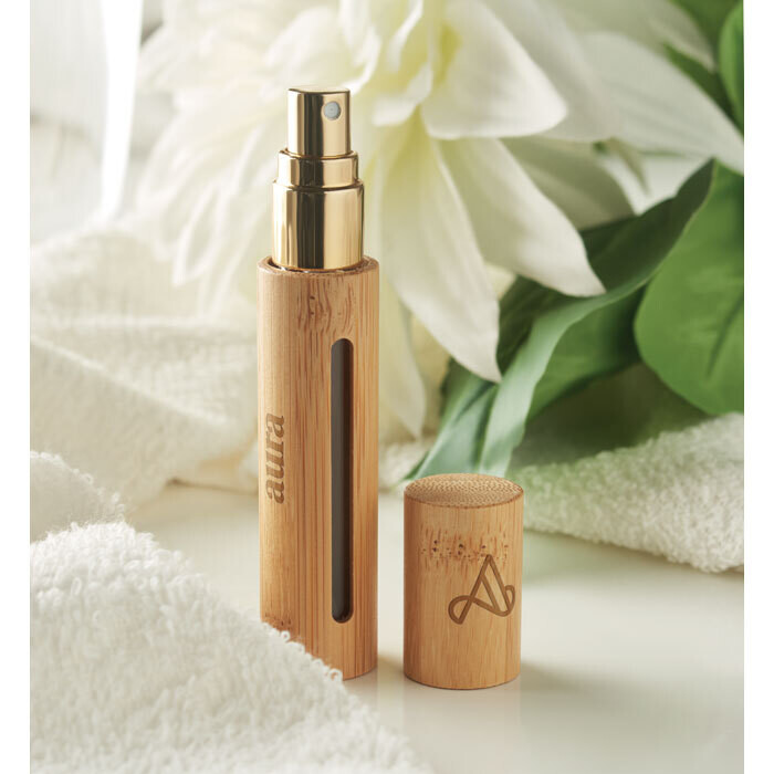 Atomizador recargable de bambú 10ml