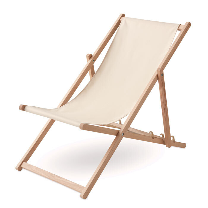 Silla de playa en madera, Color: Natural