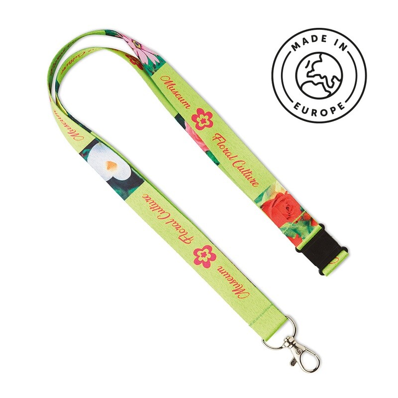 Lanyard poliéster sublimación Europeo