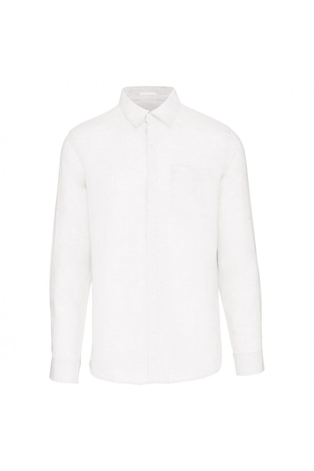 Camisa de lino de hombre, Color: White