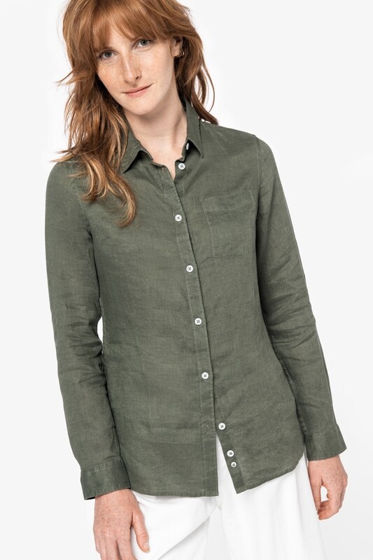 Camisa de lino de mujer