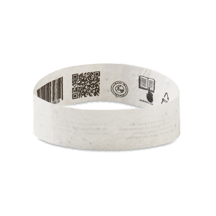 Pulsera para eventos con semillas