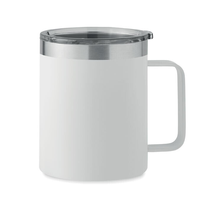 Vaso de acero reciclado con tapa