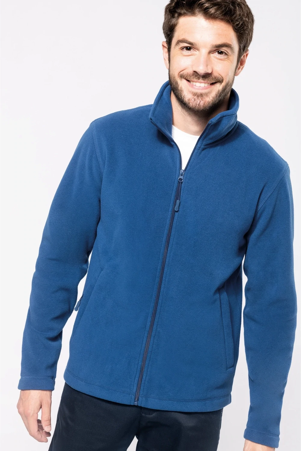 Chaqueta polar con cremallera 300gr hombre