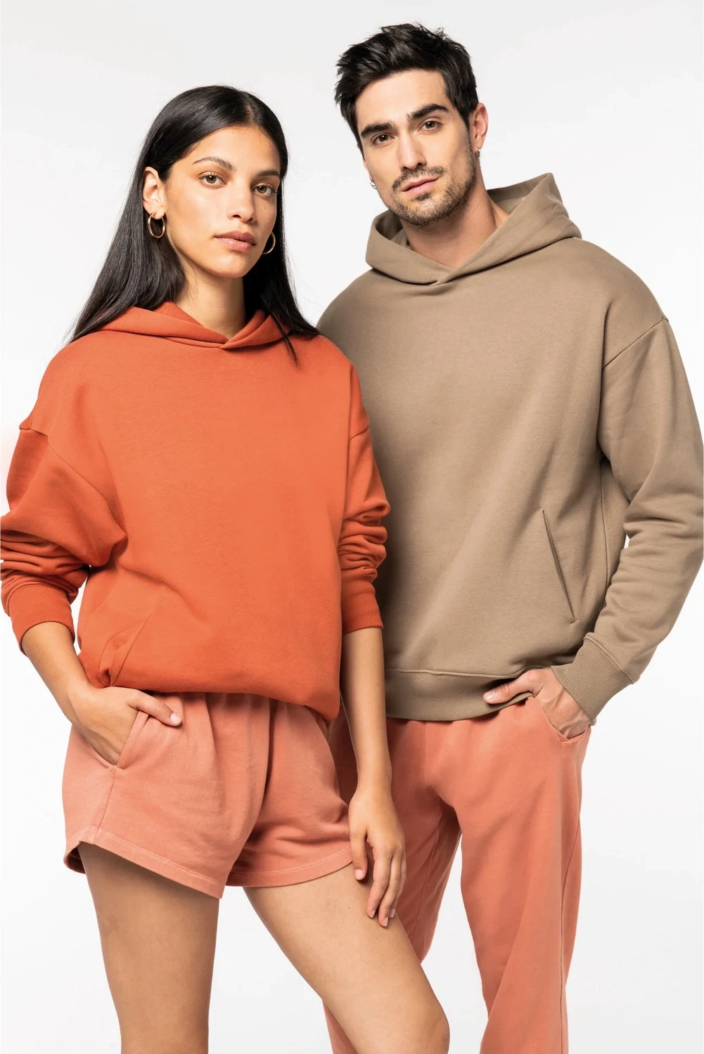 Sudadera oversize con capucha unisex de 300gr