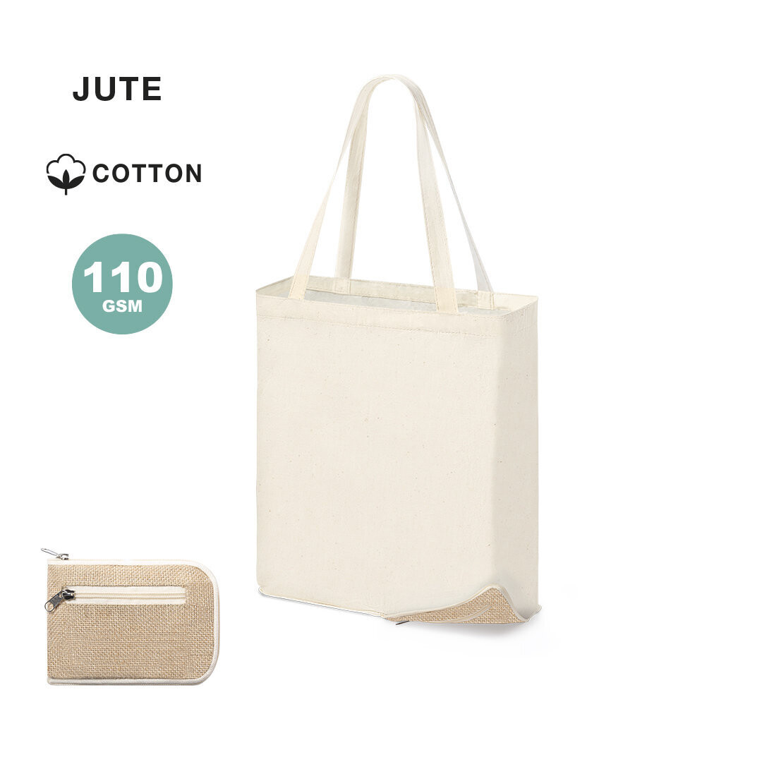 Tote plegable de algodón 110gr