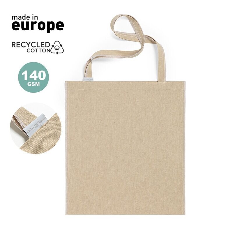 Tote de algodón reciclado de 140gr
