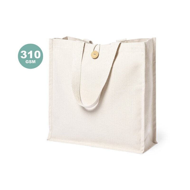 Bolsa en algodón de acabado natural 310gr