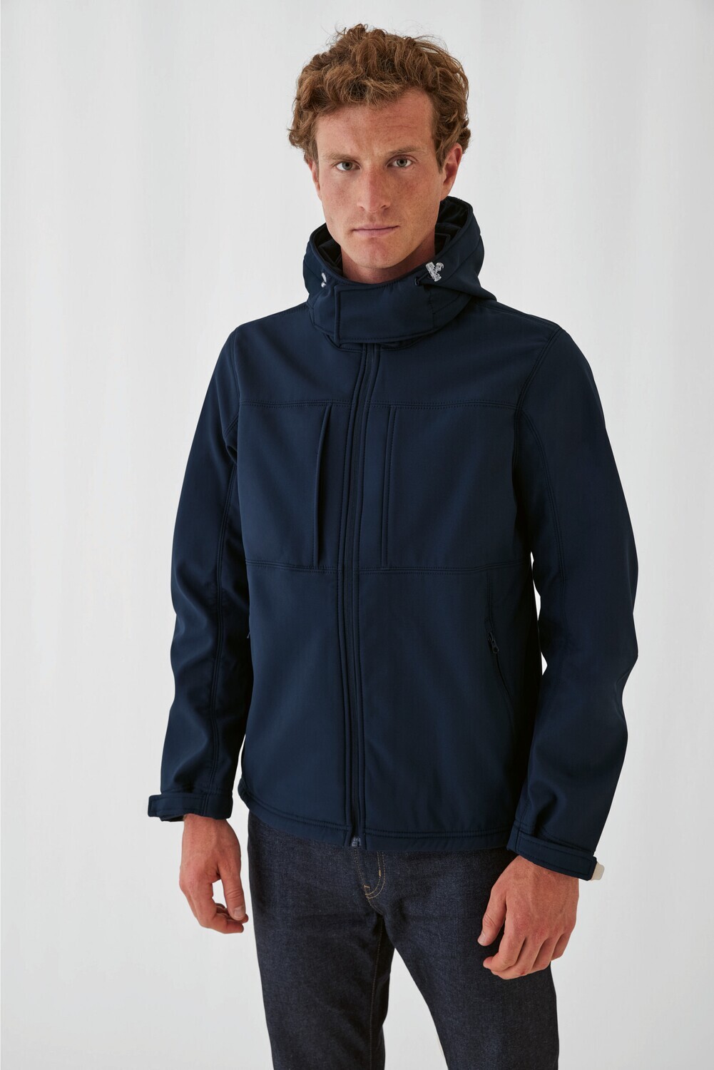 Chaqueta Softshell con capucha hombre