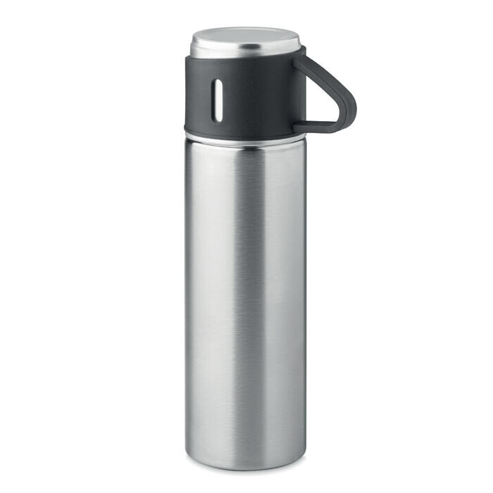 Botella de acero inox. con tapa hermética