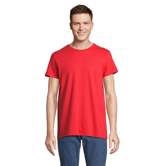 Camiseta Unisex con algodón reciclado, Color del artículo: Rojo