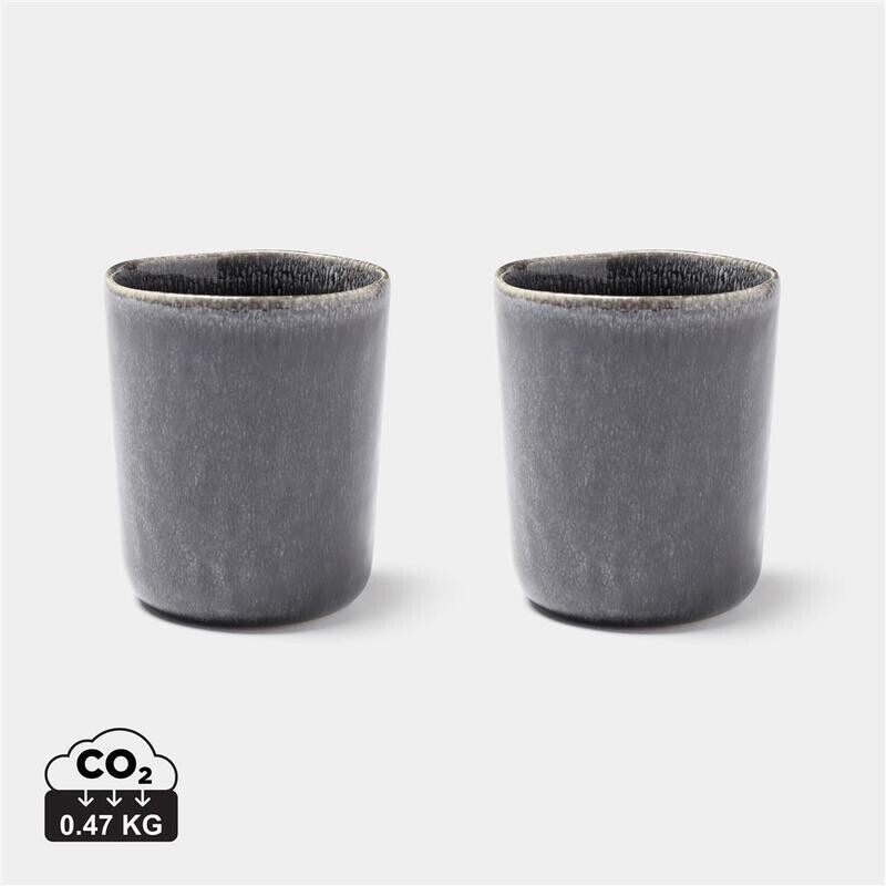Juego de dos tazas de gres Juego de dos tazas de gres