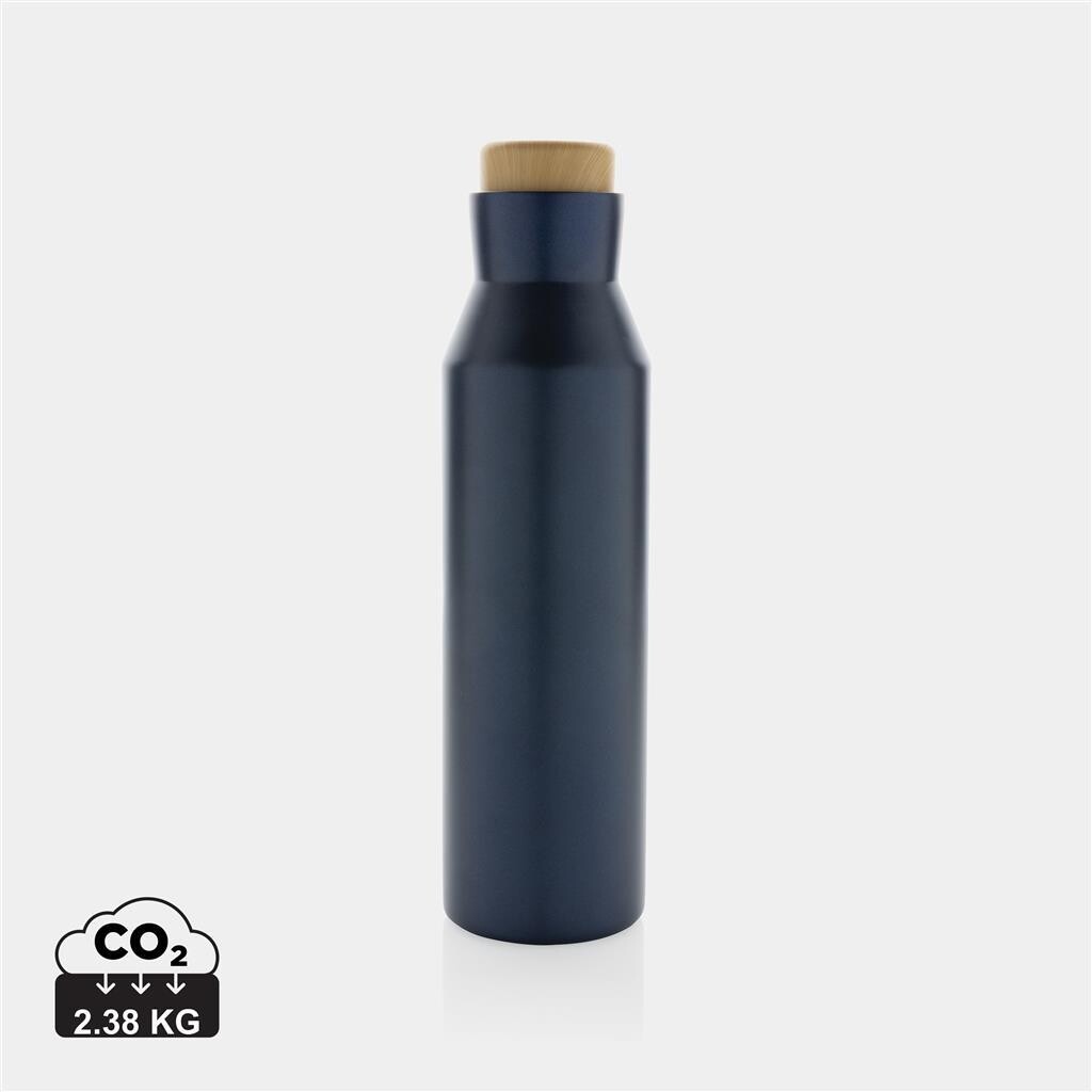 Botella de acero reciclado 650ml, Color del artículo: Azul